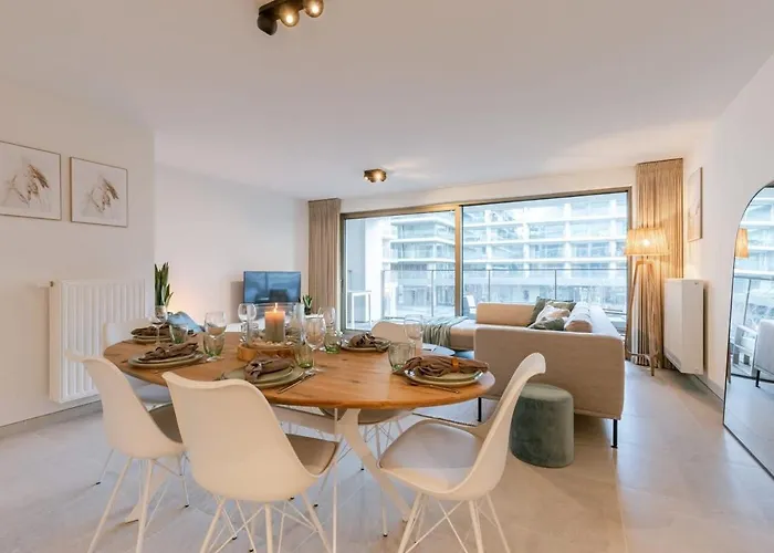 Tatil Evi Huswell - Bright In Sky Garden With Terrace Oostende