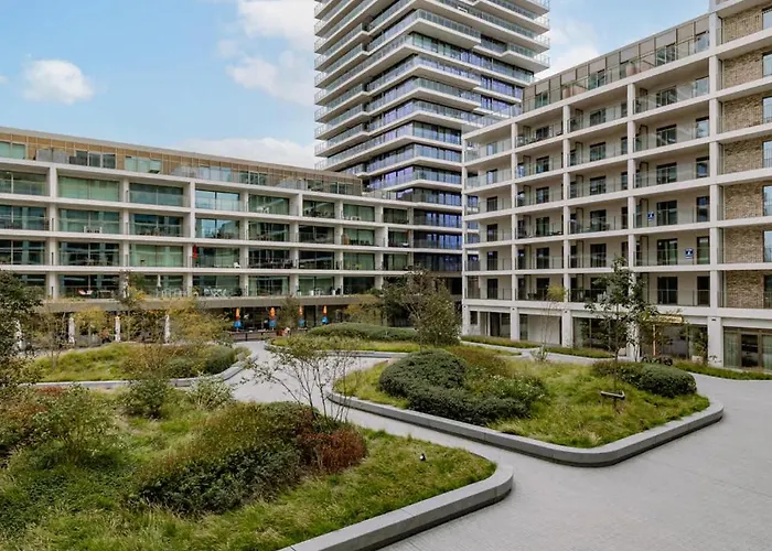 펜션 Huswell - Bright In Sky Garden With Terrace 오스텐드